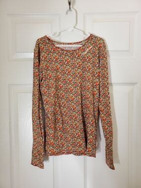 Minnow Girls' Floral Pajama Top Only